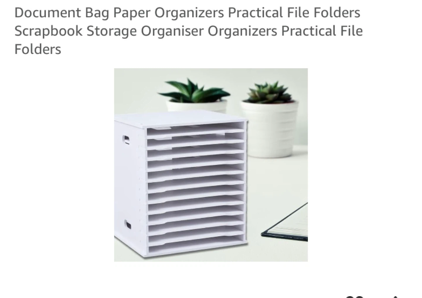 Paper organizer