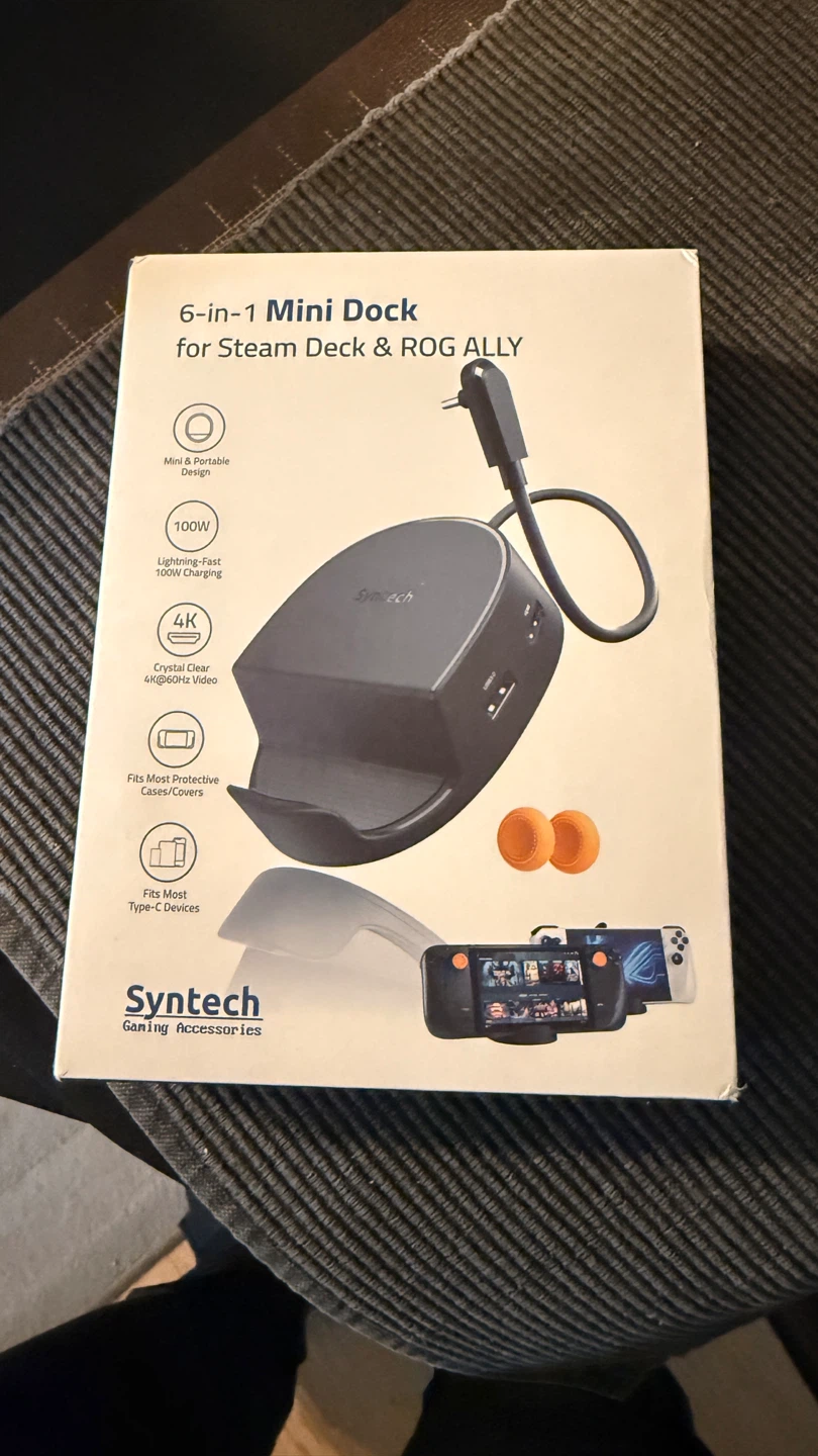 Syntech 6-in-1 Mini Dock for Steam Deck & ROG Ally - photo 2