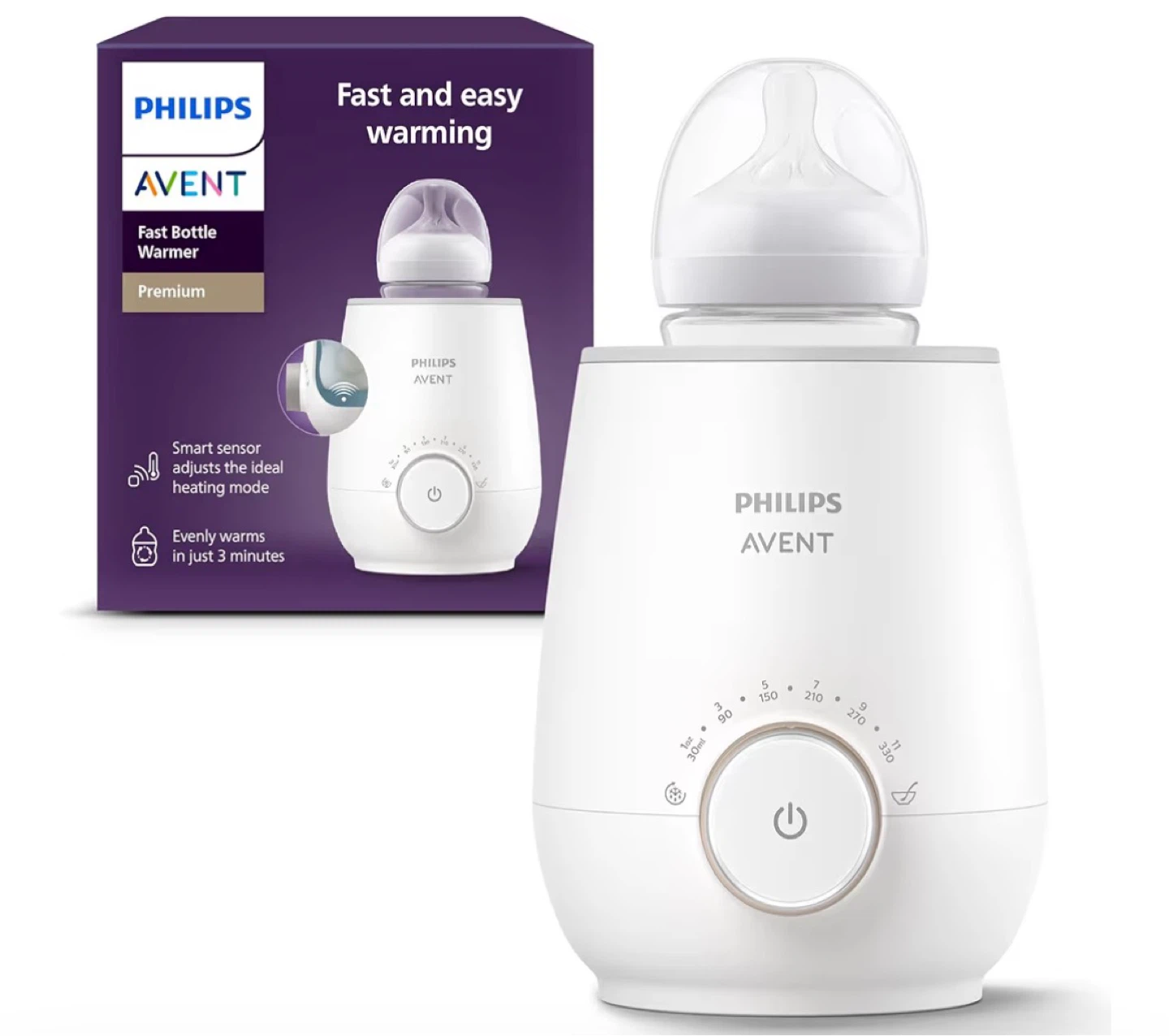 Philips Avent Fast Bottle Warmer Premium