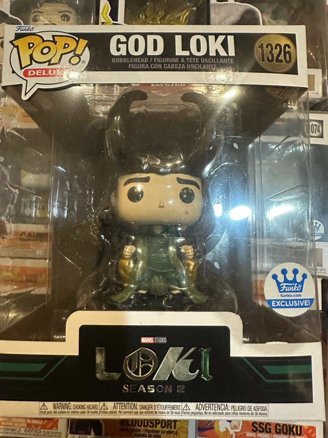 Funko Pop! Deluxe God Loki 1326 Marvel Studios Loki