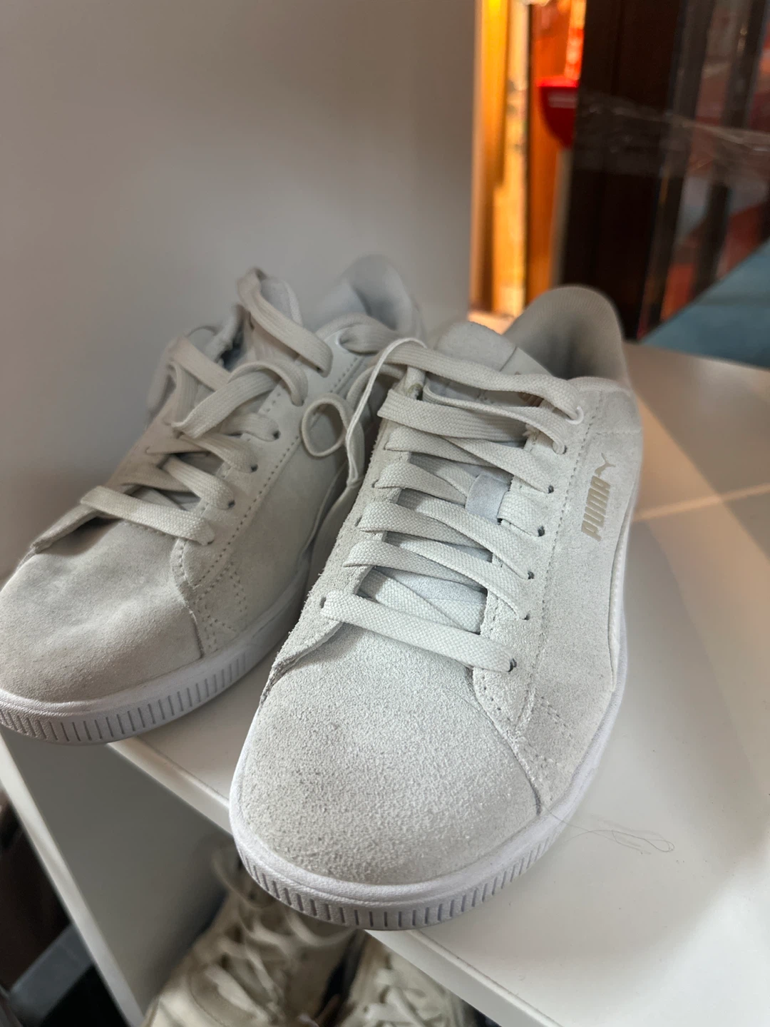 Puma Suede Sneakers White Size 4 US Women's 6.5