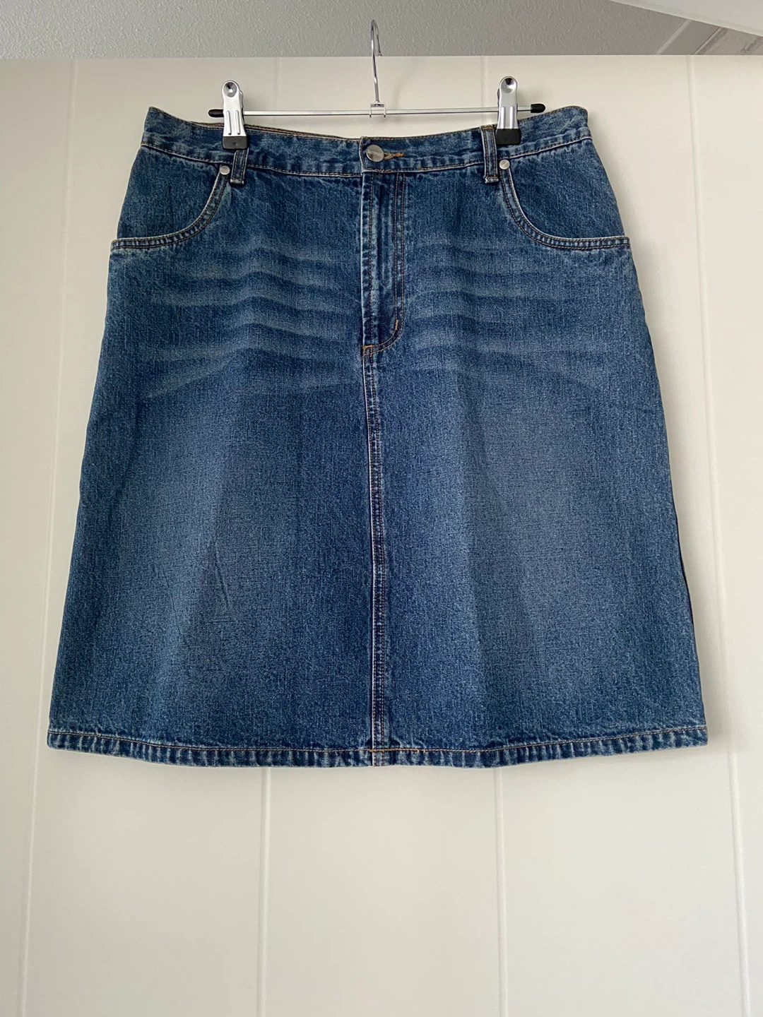 Denim Midi Skirt | Size M / EU38 - photo 5
