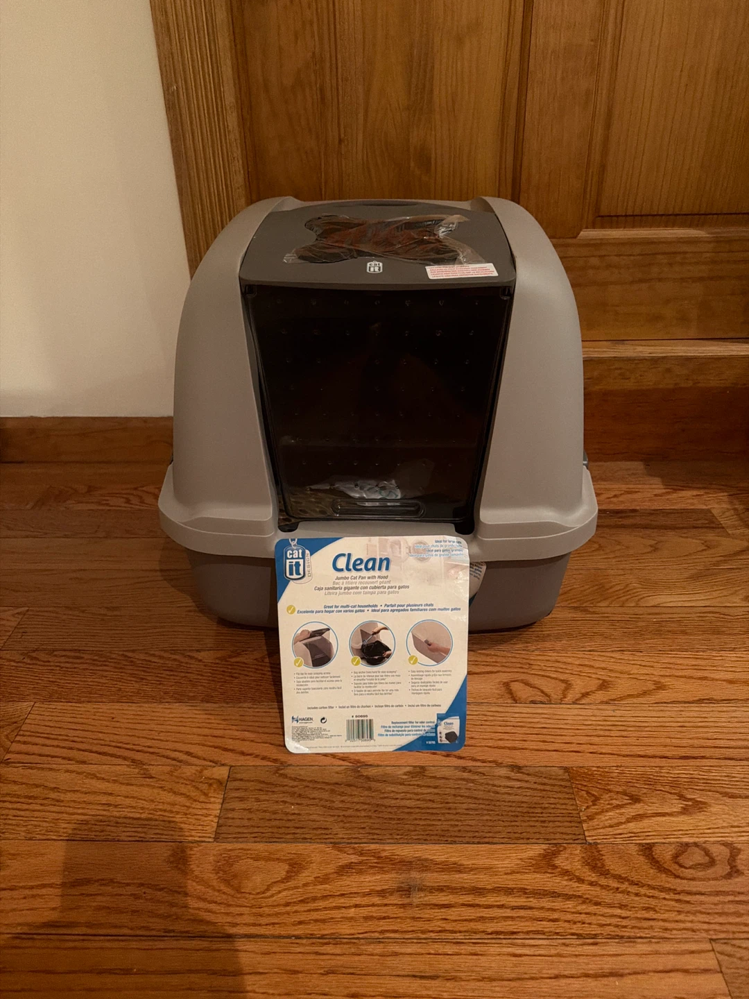 Cat It Clean Jumbo Cat Pan with Hood