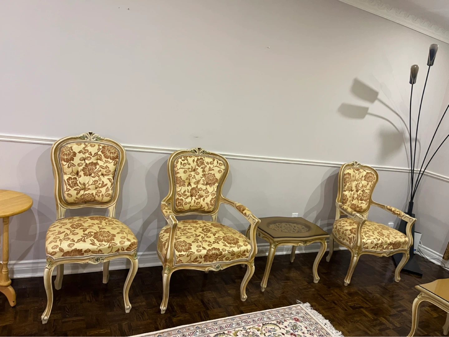 Vintage Ornate Dining Set and Living Room Furniture - photo 4