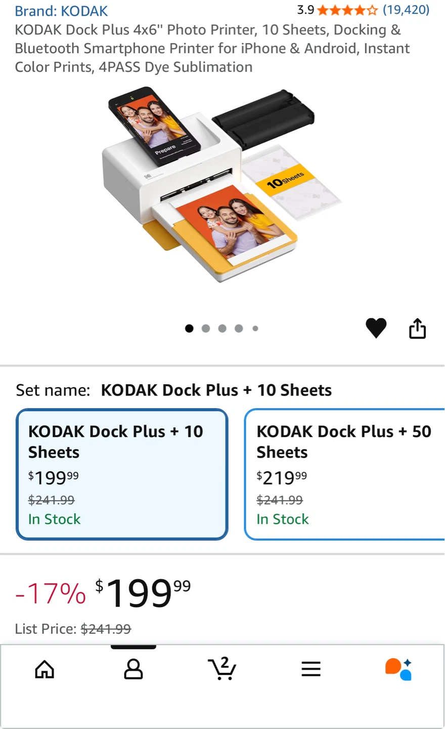 KODAK Dock Plus 4x6'' Photo Printer - photo 4