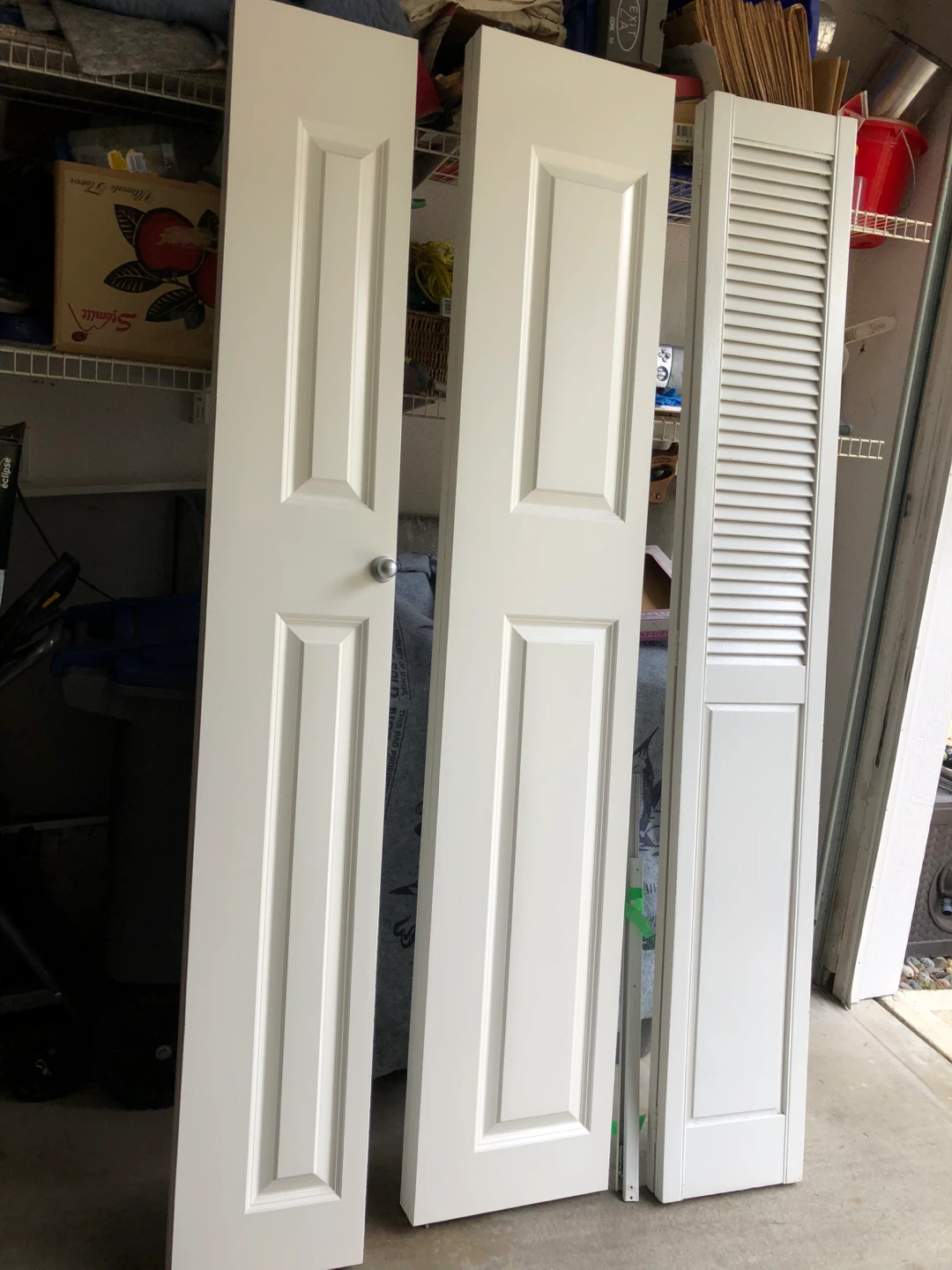 White Interior Doors (2 Panel & Louvered)