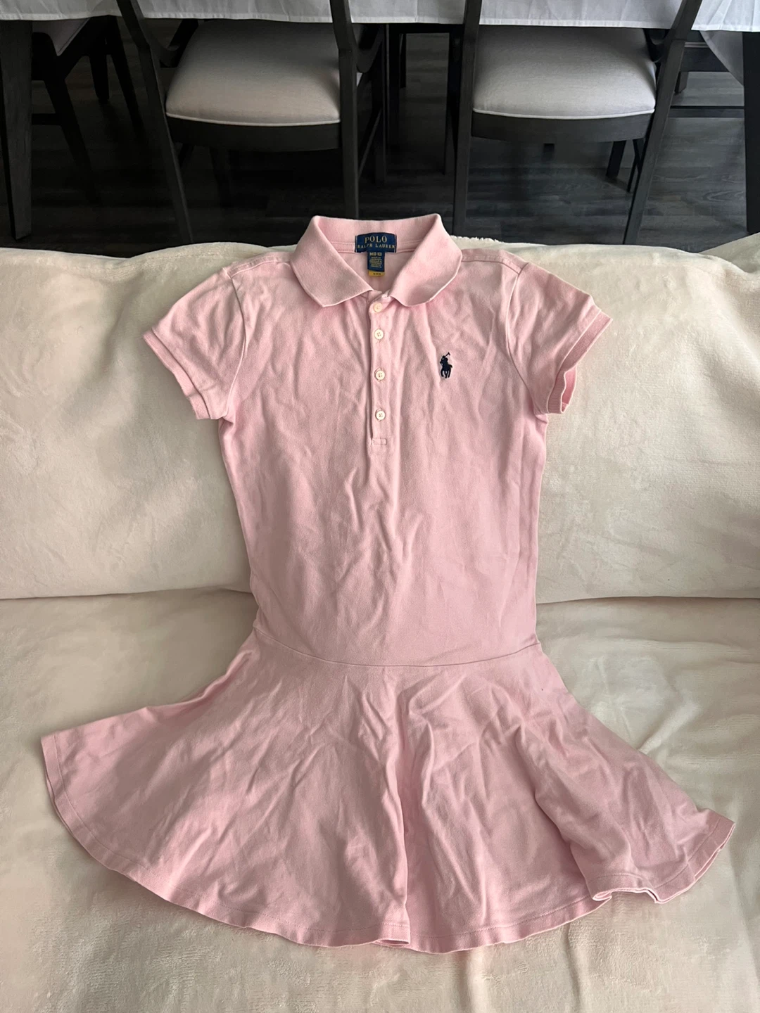 Polo Ralph Lauren Pink Gir lDress Size M (8-10)
