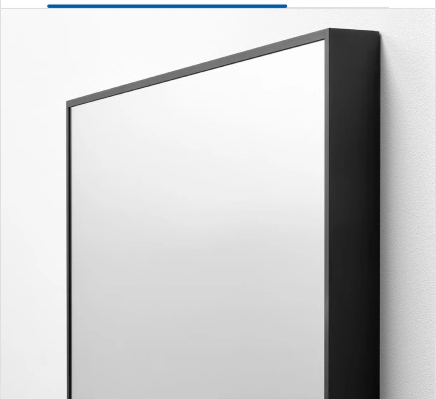 IKEA Hovet Full Length Mirror Black 30 3/4" x 77 1/8" - photo 2