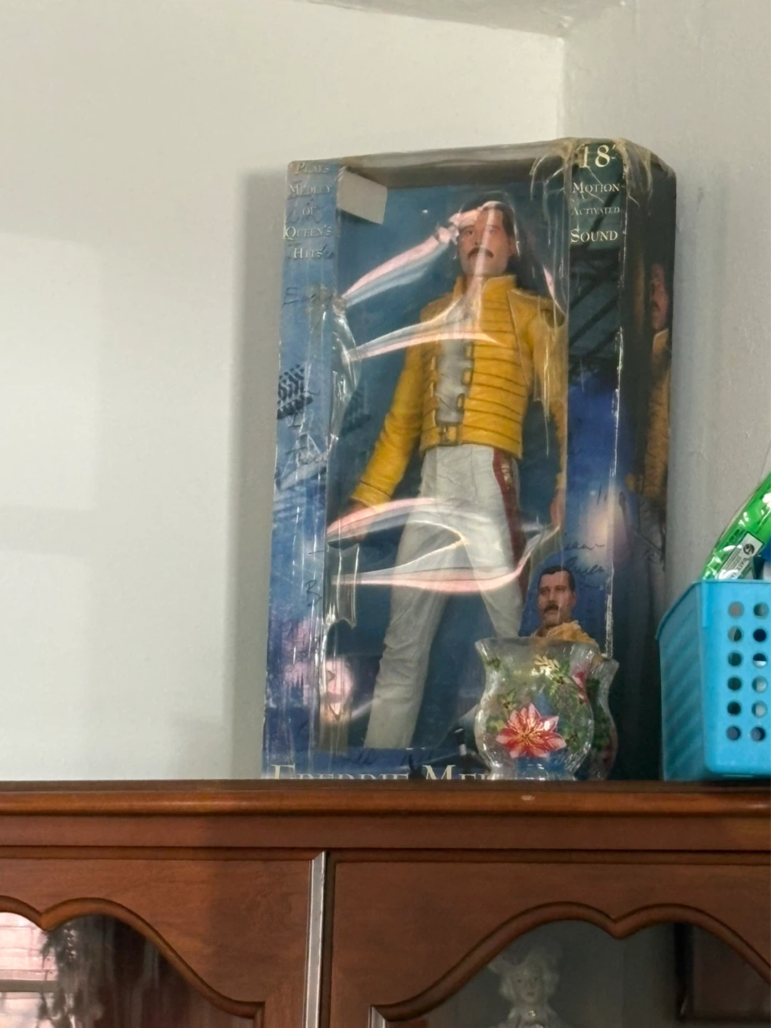 Freddie Mercury Motion Activated Sound Figure