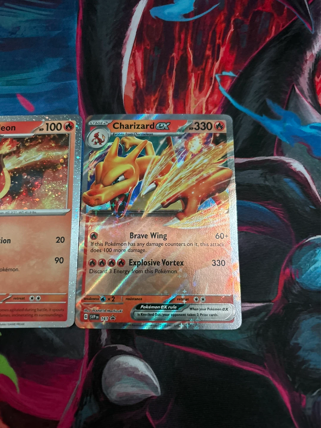 Pokemon Charmander, Charmeleon, and Charizard EX Cards - photo 4
