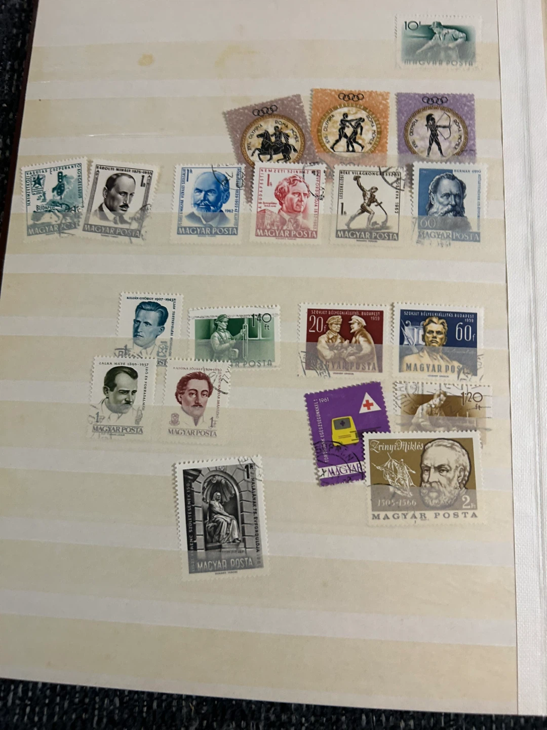 Collection of Hungarian Postage Stamps