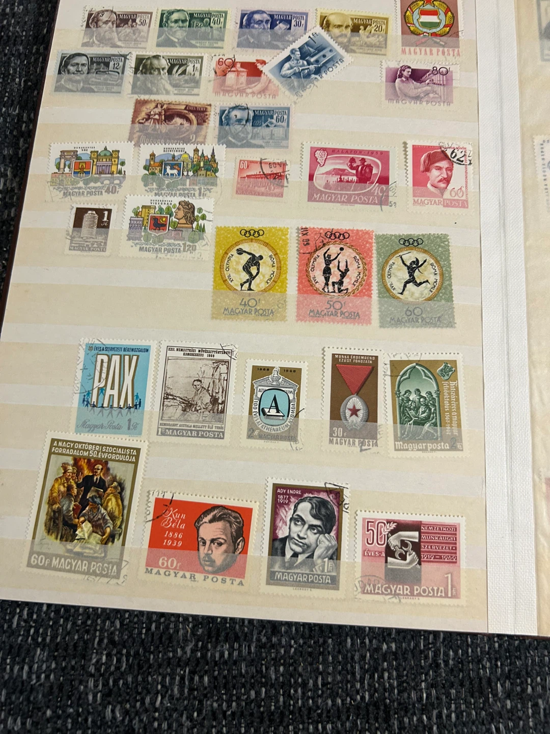 Collection of Hungarian Postage Stamps - photo 3