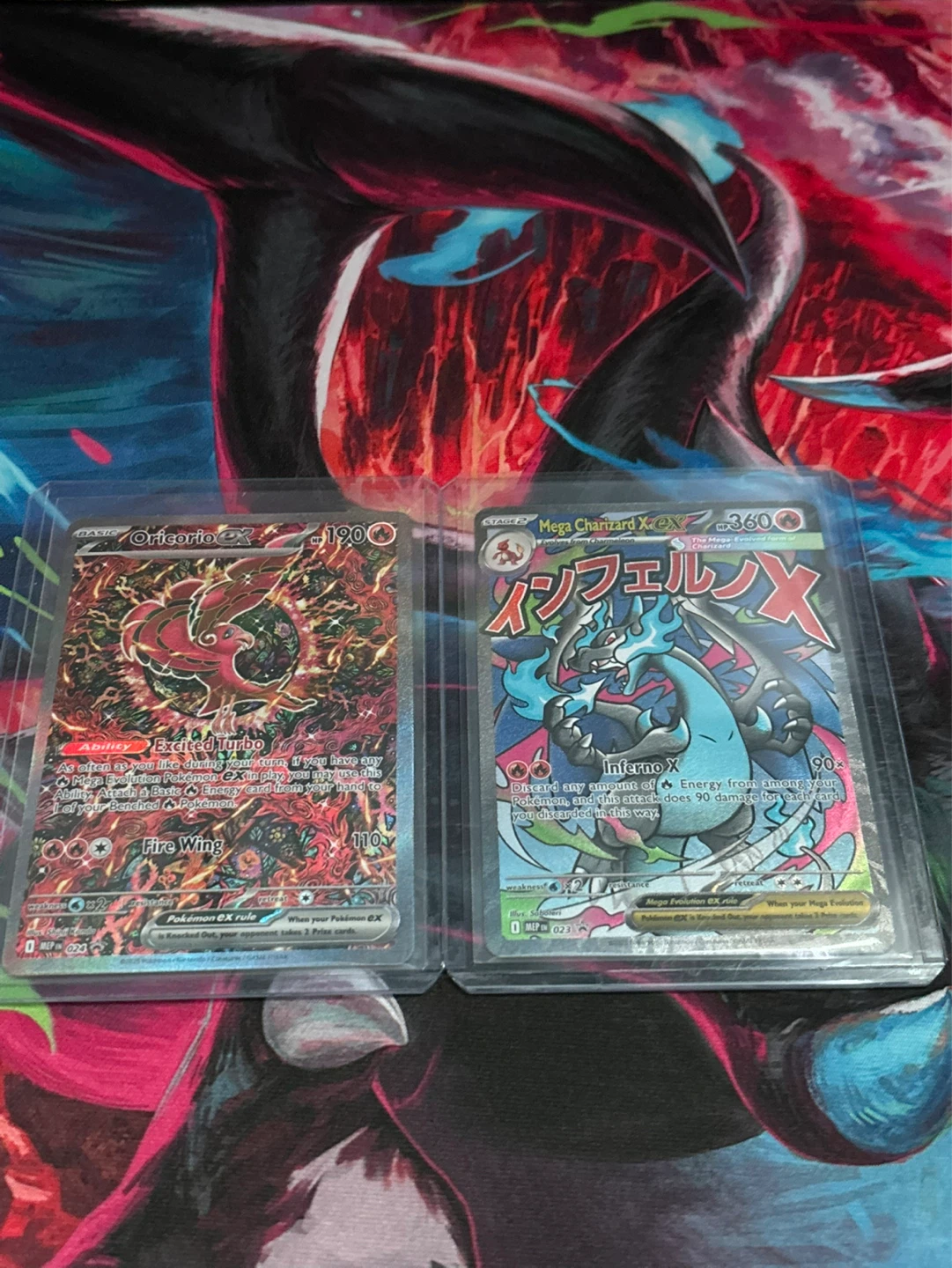 Pokemon Oricorio EX & Mega Charizard EX UPC promo