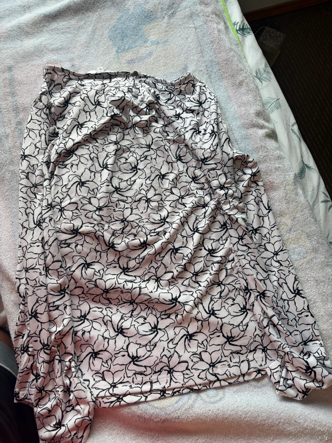 Long Sleeve Tops - Floral and Animal Print - photo 3