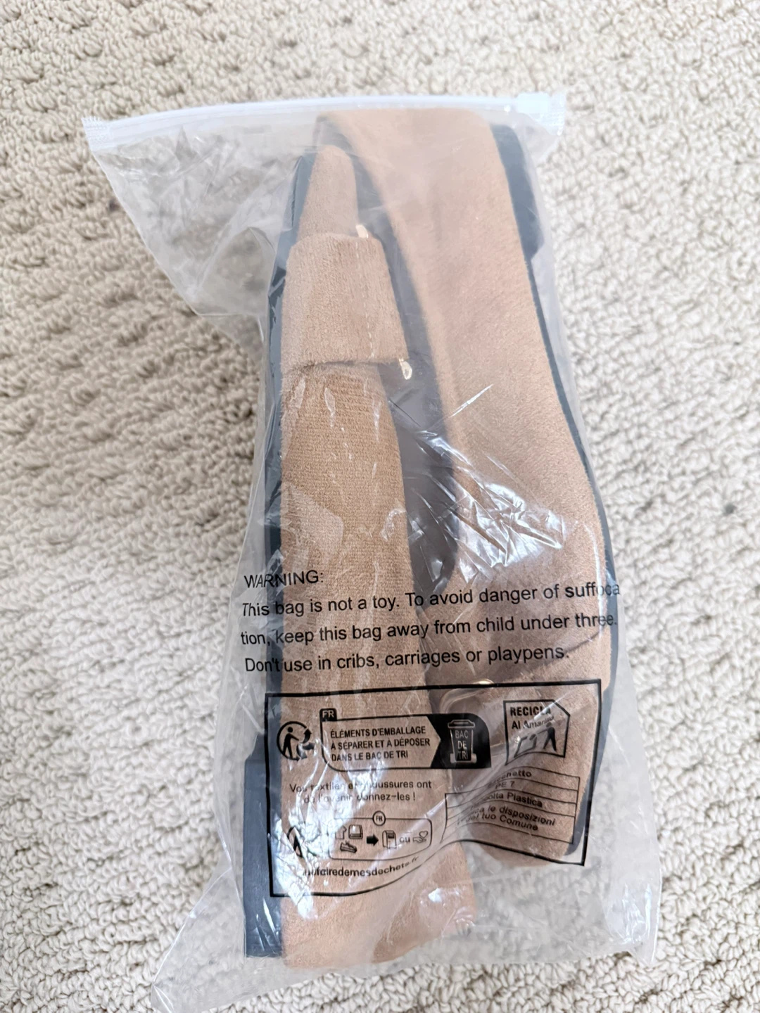 Tan Suede Ballet Flats - Size 39 - photo 2