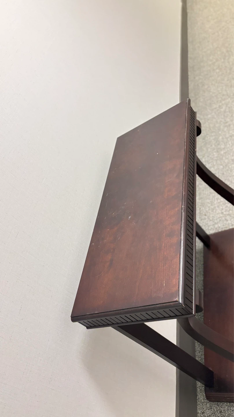 Dark Wood Console Table - photo 4