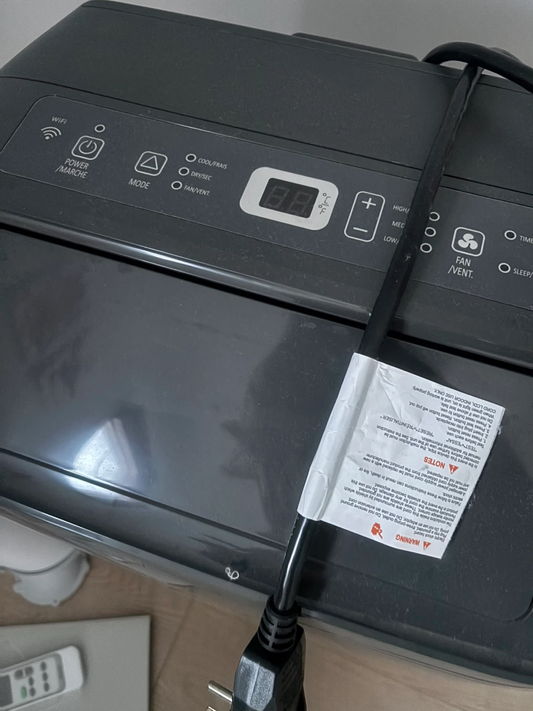 Hisense Portable Air Conditioner with Remote - photo 3