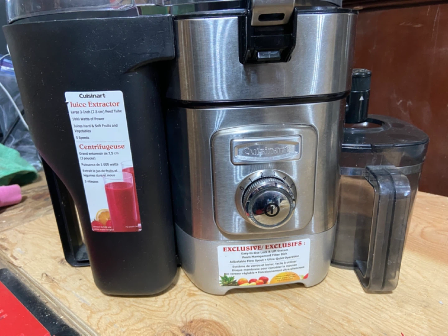 Cuisinart Juice Extractor - 1000 Watts - photo 2