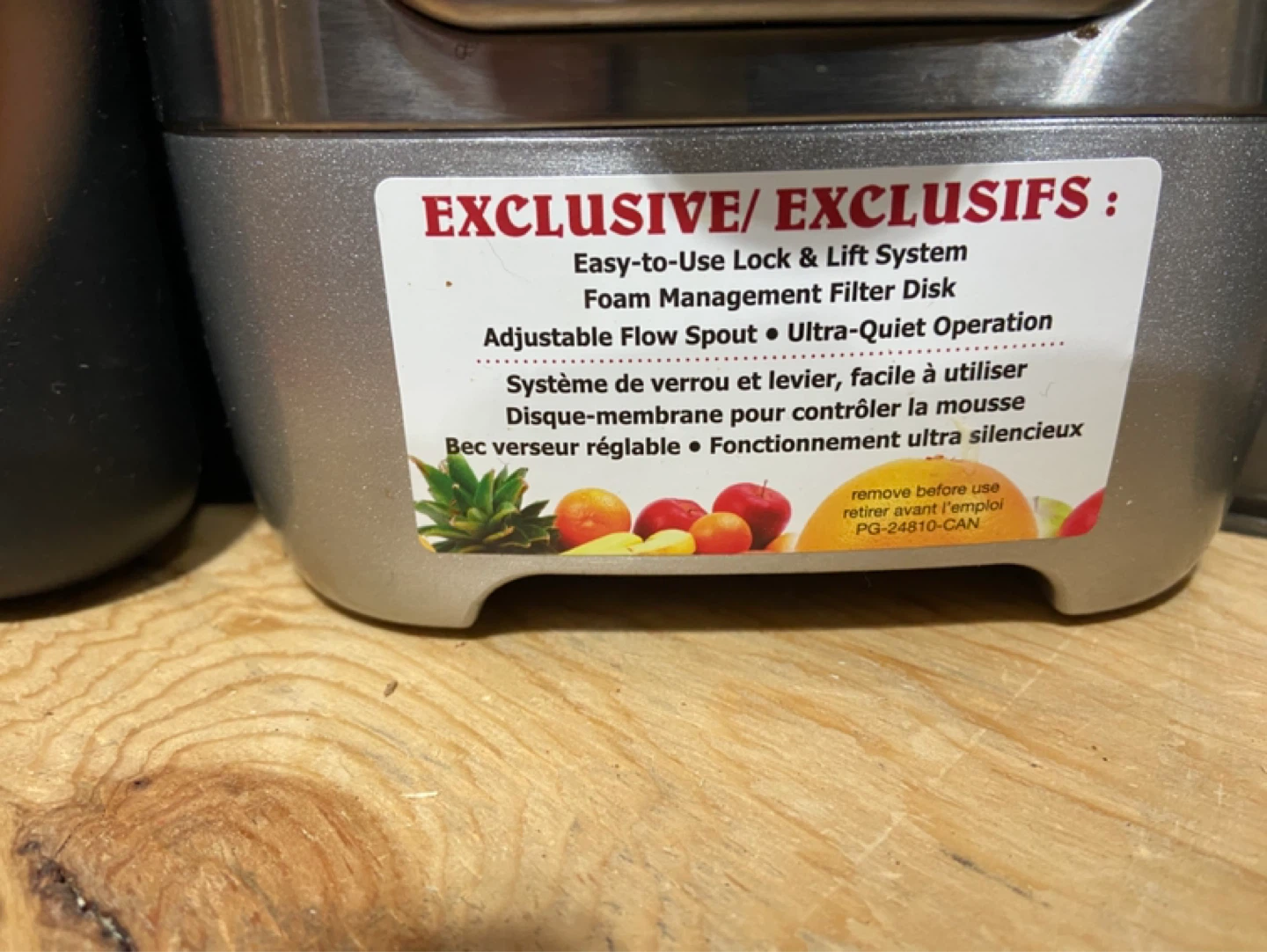 Cuisinart Juice Extractor - 1000 Watts - photo 5