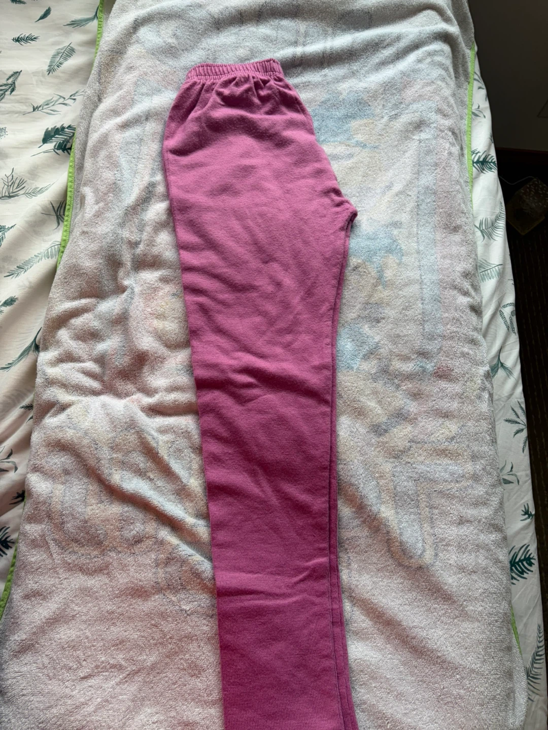 Kids' Leggings - Pink & Green