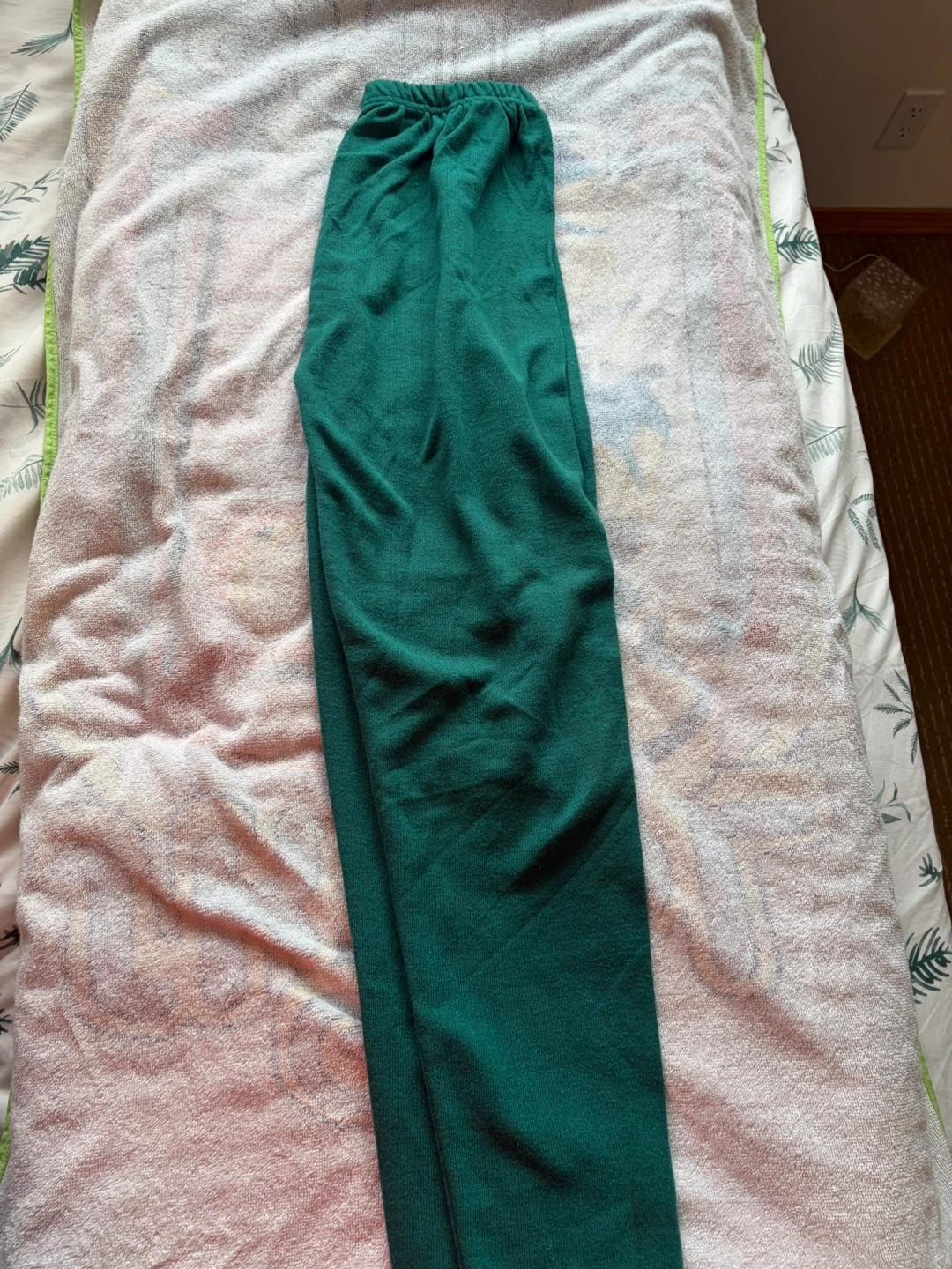Kids' Leggings - Pink & Green - photo 2