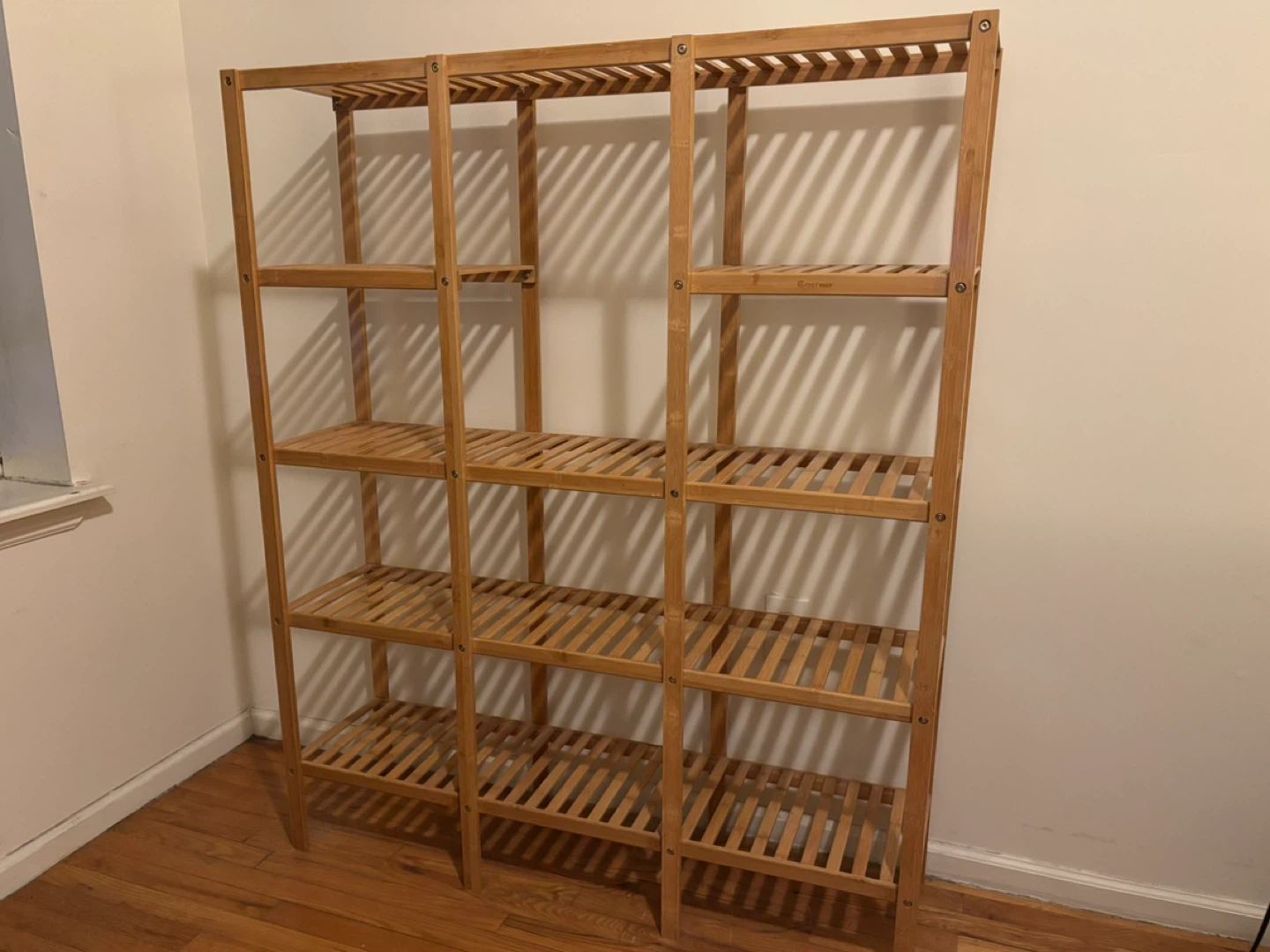 5 Tier Bamboo Shelf