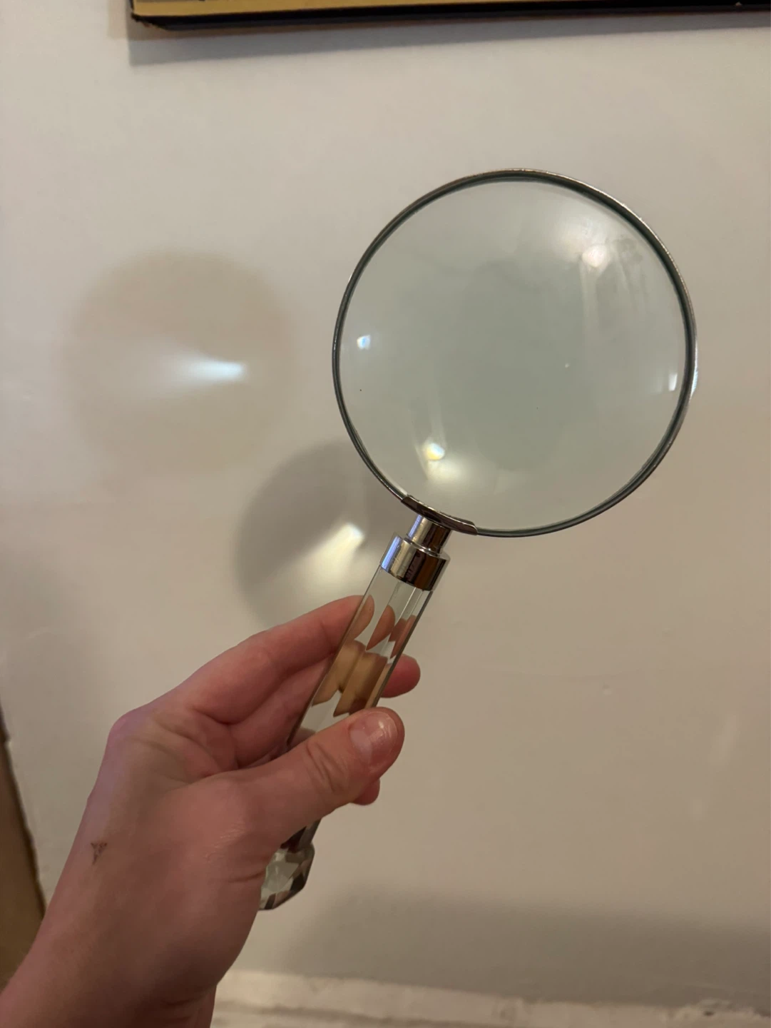 Giant Vintage Magnifying Glass