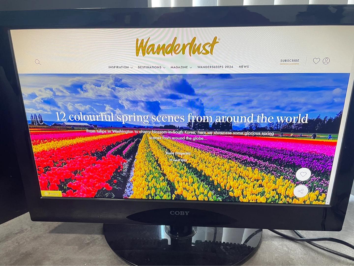 COBY 23" LED TV/ Monitor