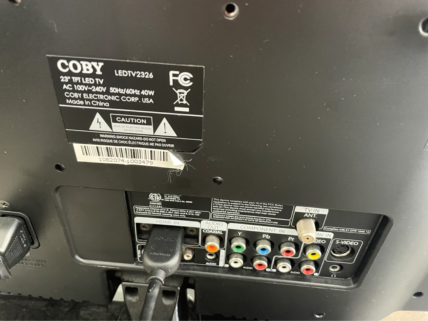 COBY 23" LED TV/ Monitor - photo 2