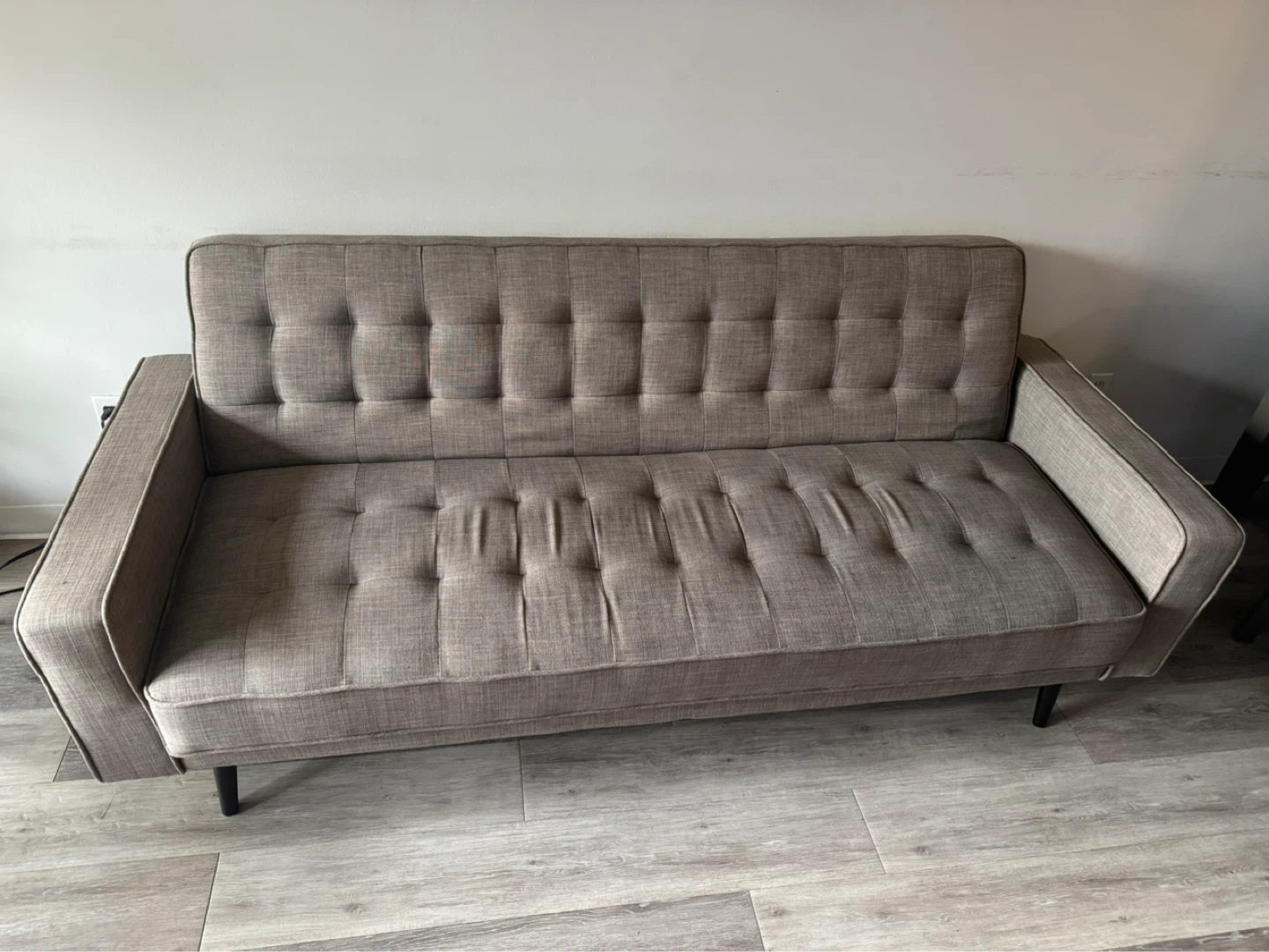 Sofa Bed - Grey Fabric