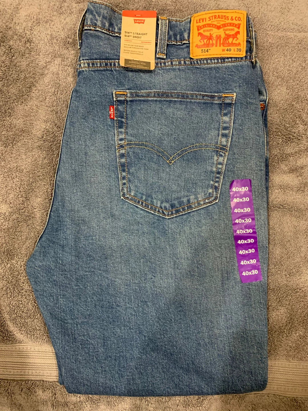 Levi's 514 Straight Jeans W40 L30 - photo 2