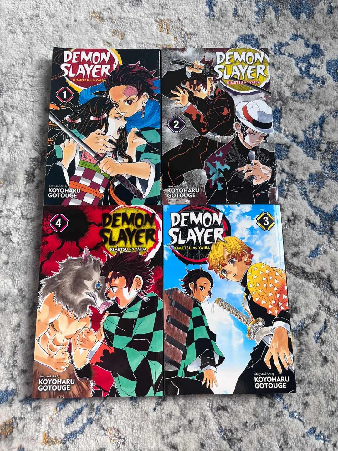 Demon Slayer Volumes 1-4