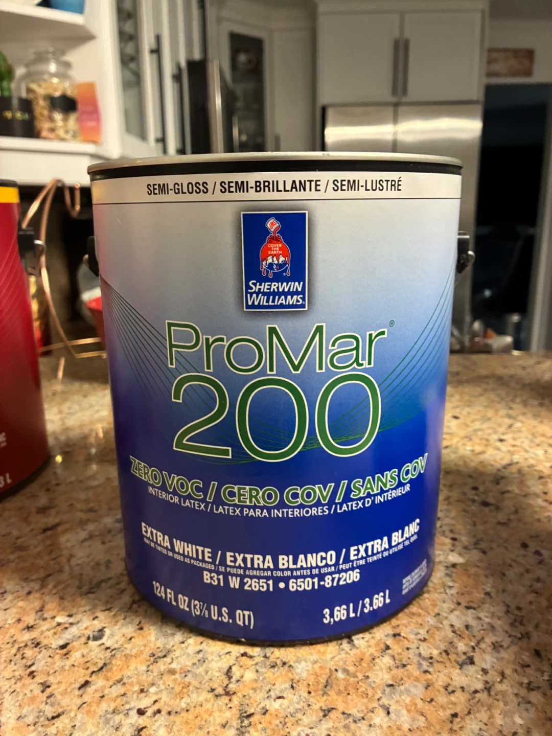 Sherwin-Williams ProMar 200 Interior Latex Paint - Extra White