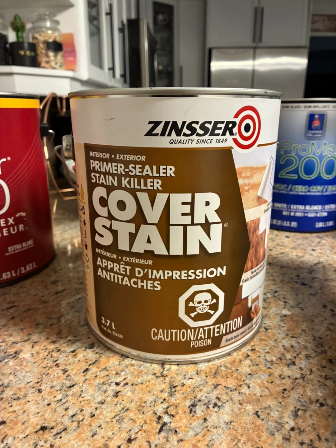 Zinsser Cover Stain Primer-Sealer Stain Killer 3.7 L