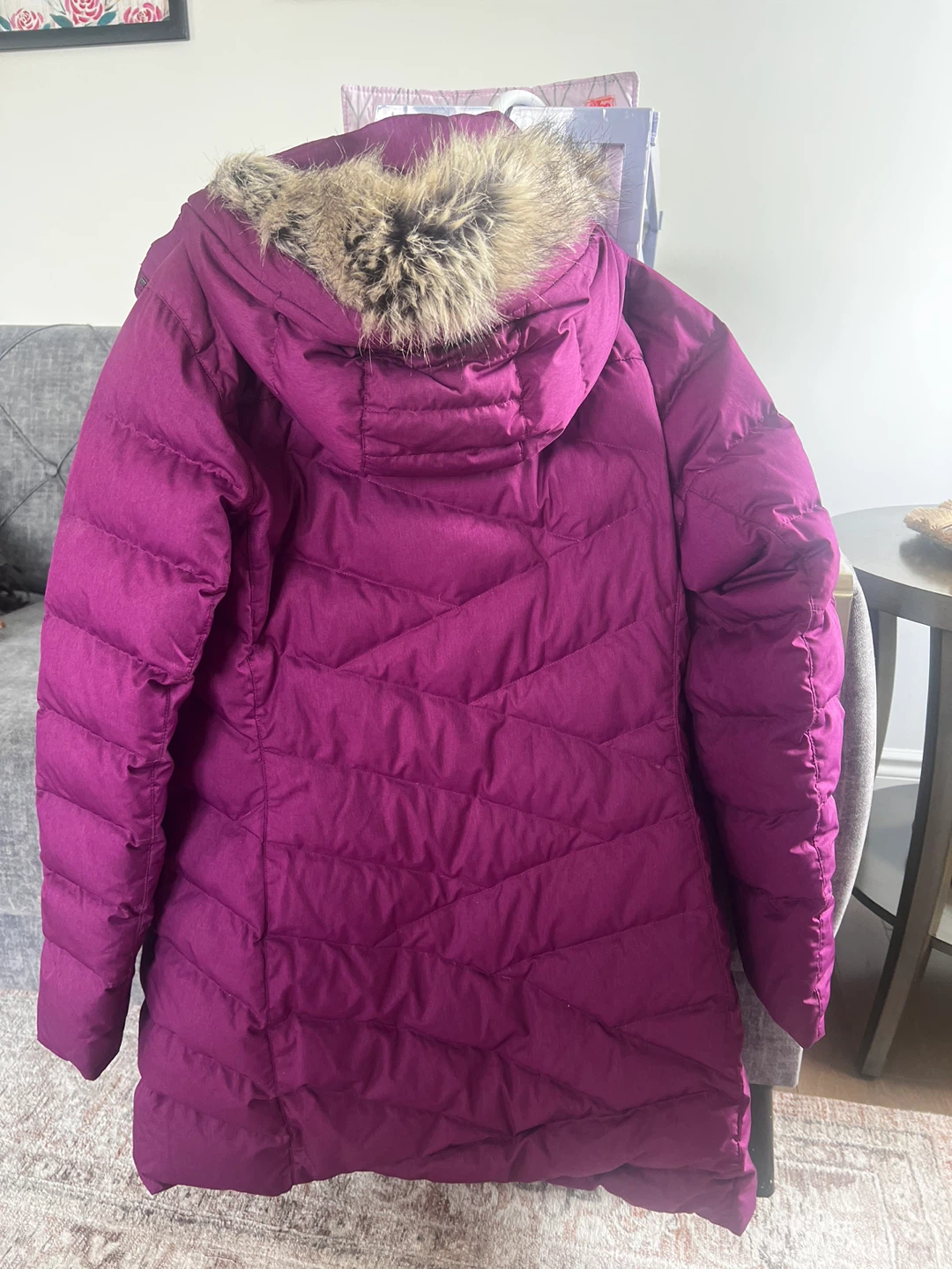 Marmot Women's Puffer Coat - Purple - Size L/G