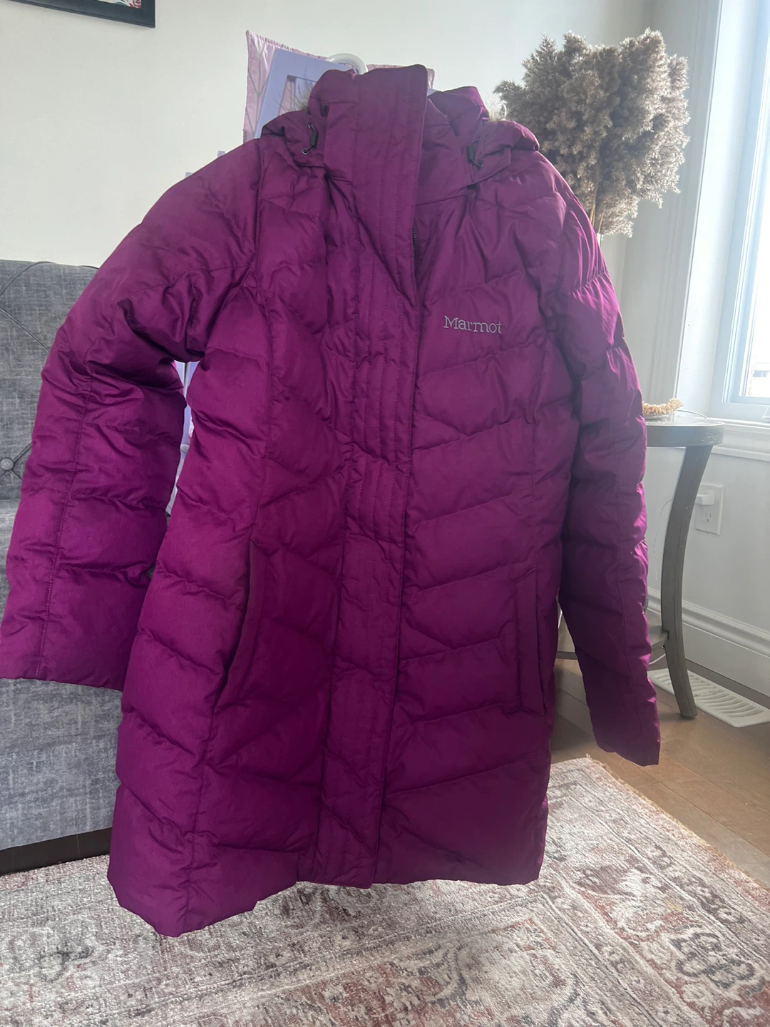 Marmot Women's Puffer Coat - Purple - Size L/G - photo 3