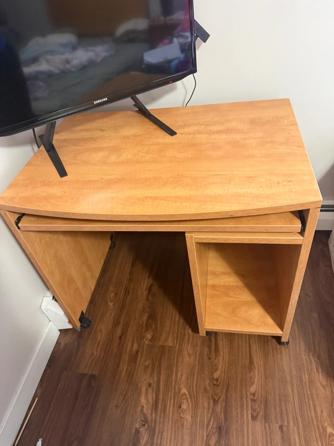 Computer Desk with Keyboard Tray (plus Free Chair) - photo 2