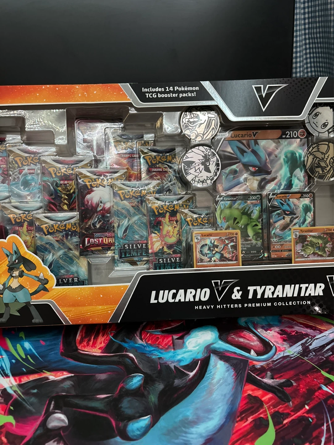 Heavy Hitters Lucario and Tyranitar Premium Collection Box