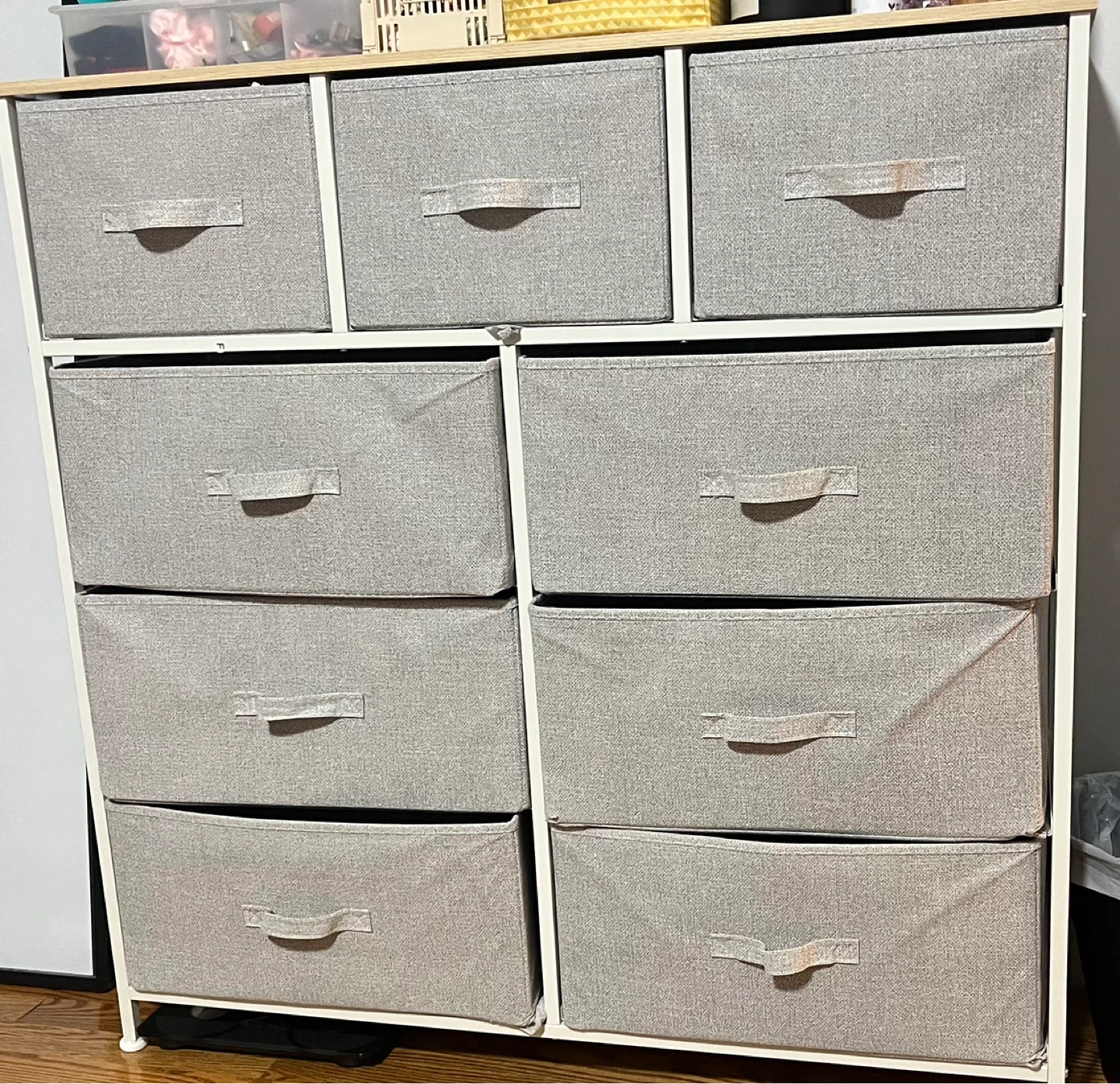 9 Drawer Fabric Dresser