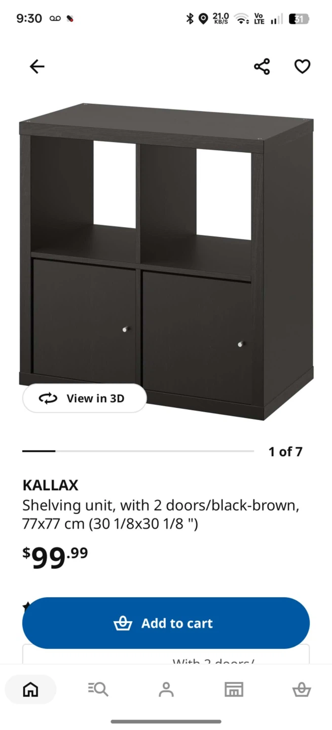 Moving Sale - IKEA KALLAX Shelving Unit - photo 2