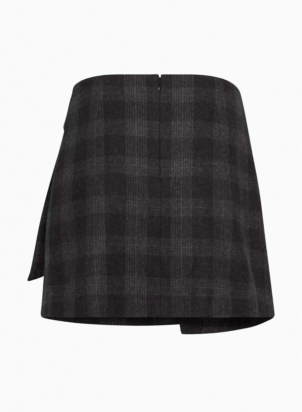 Wilfred Aritzia Plaid Wrap Skirt wool blend Size 4 - photo 2