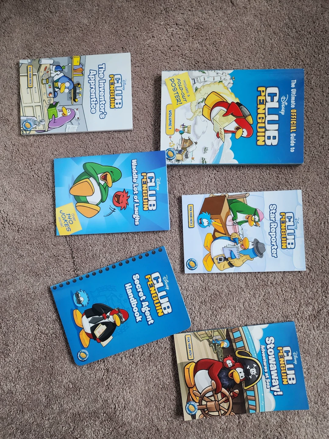Club Penguin Books Set