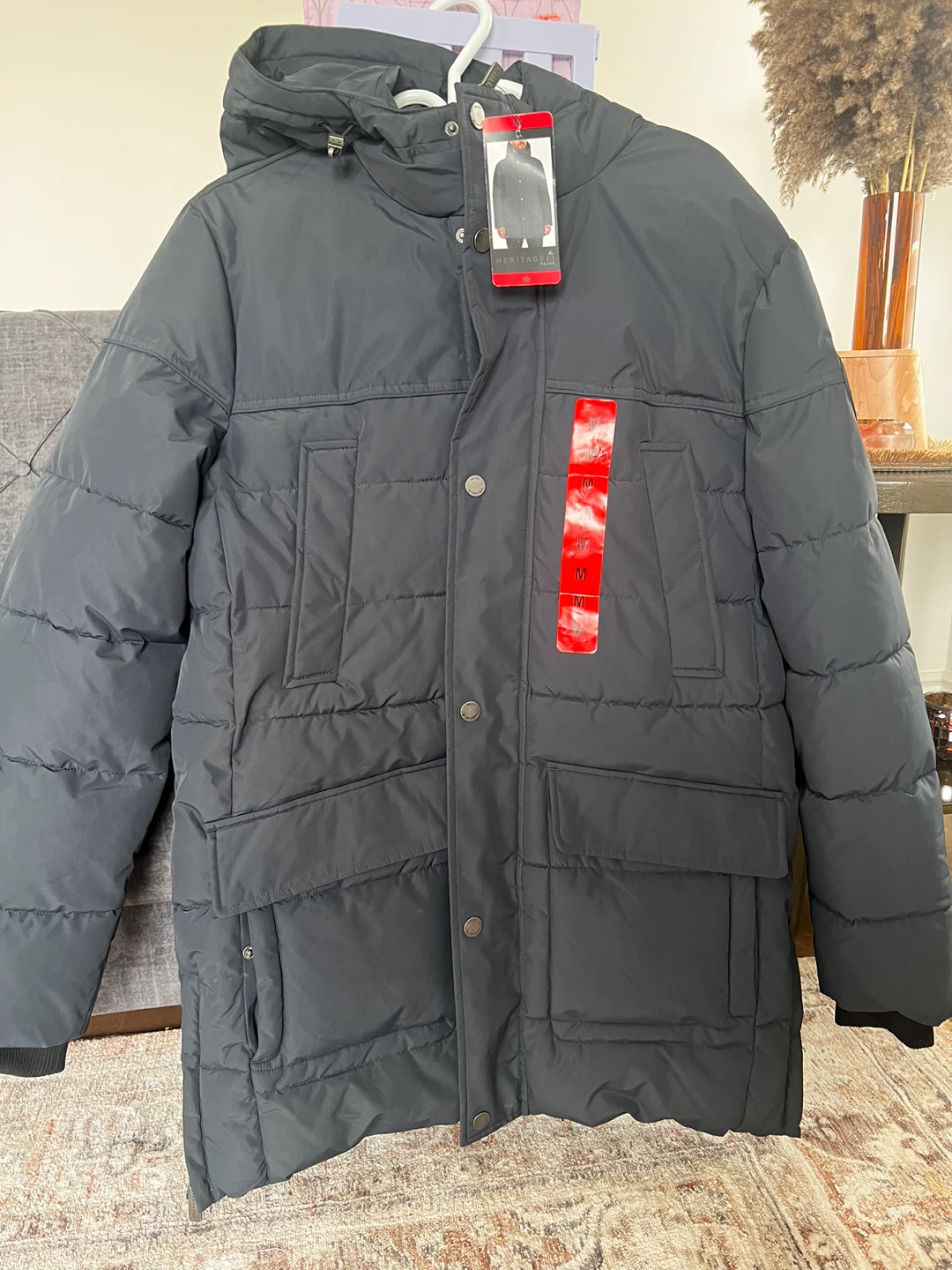 Heritage 63 Puffer Jacket - Black - Size M - photo 2