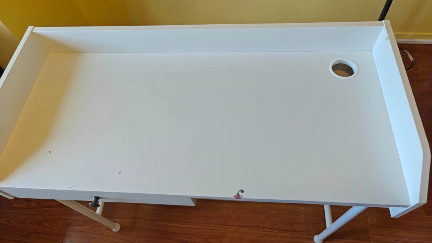 IKEA HA UGA White Desk - photo 2