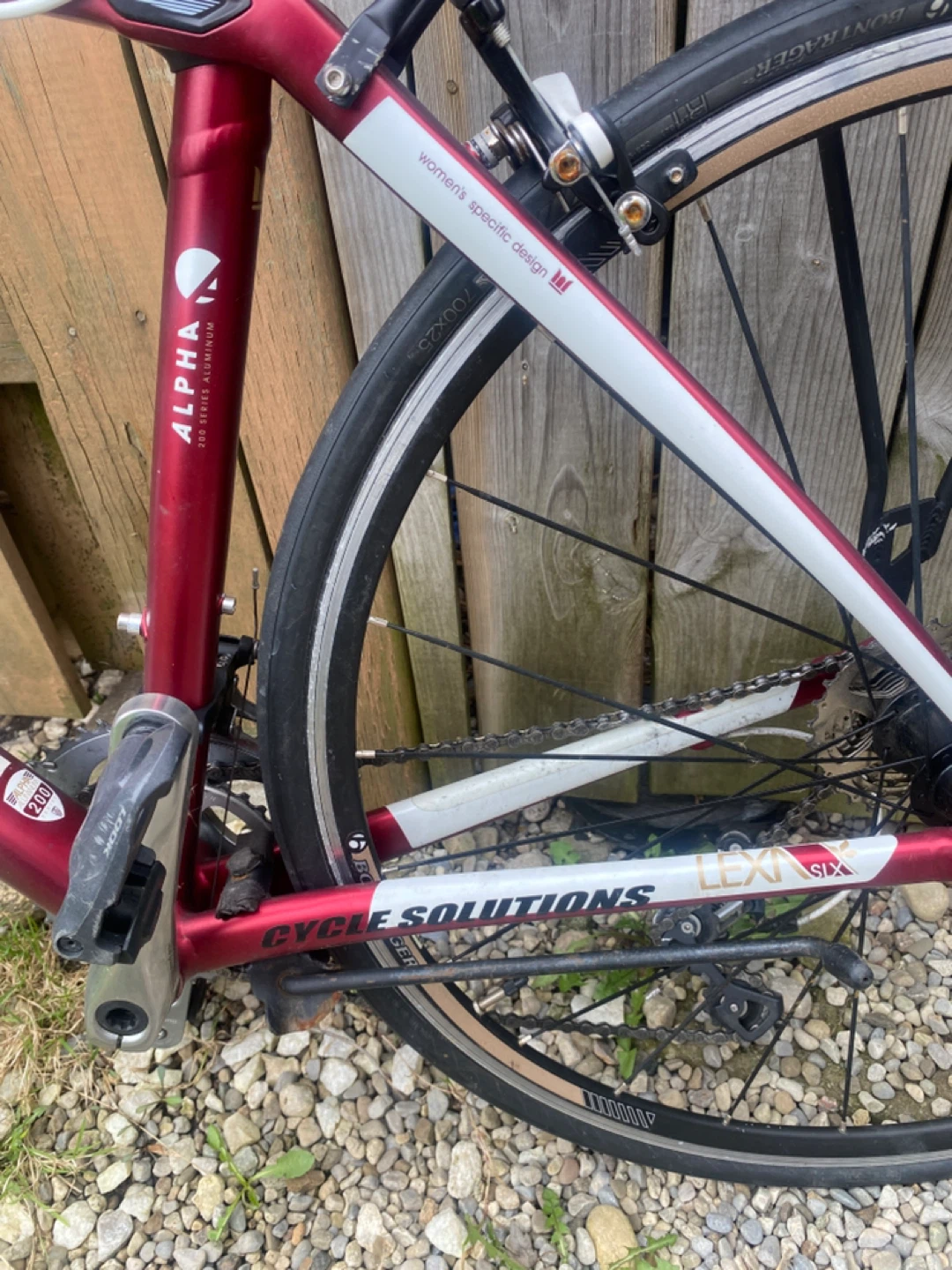 Trek Alpha Road Bike - Red/White - photo 4