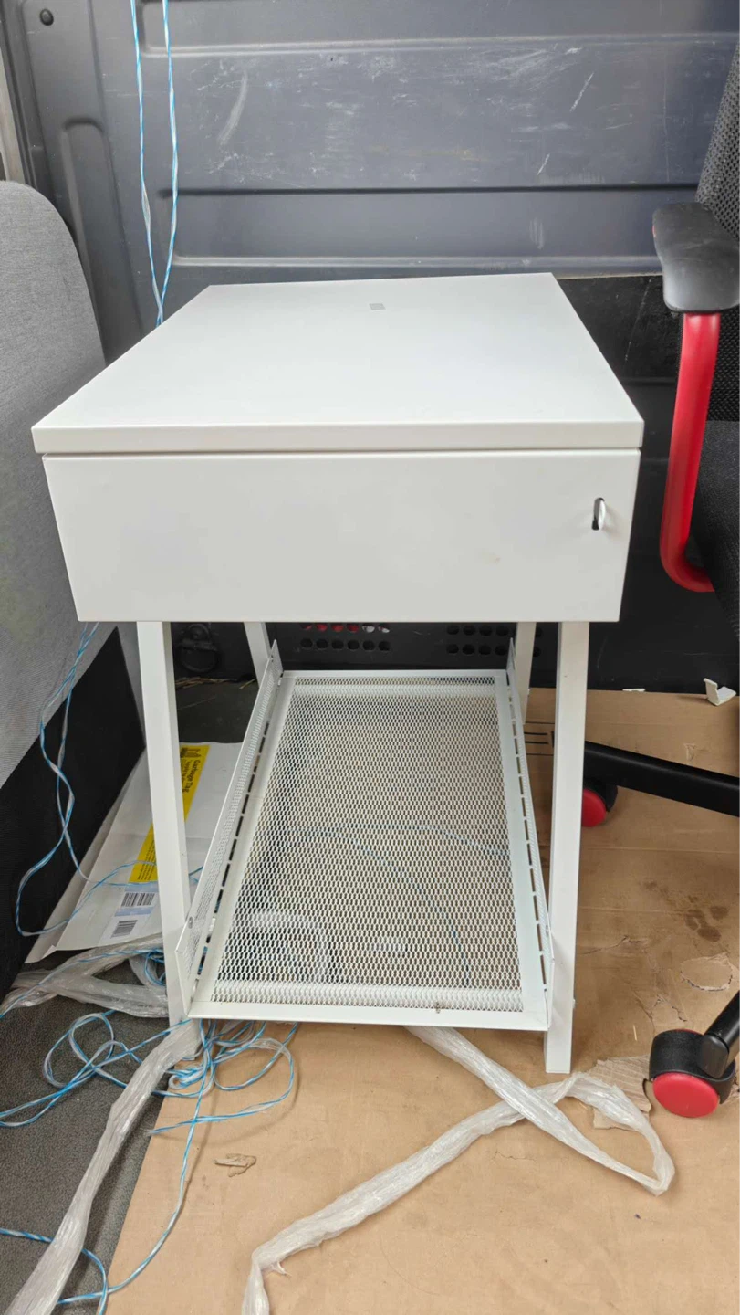 TROTTEN Drawer unit, white, 34x56 cm
