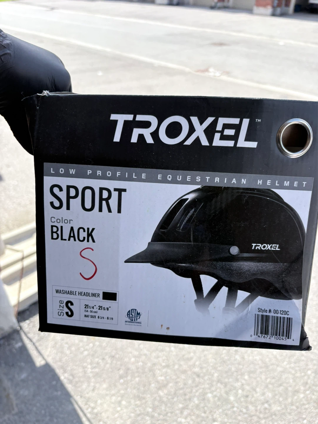 Troxel Sport Low Profile Equestrian Helmet - Black, Size S - photo 5