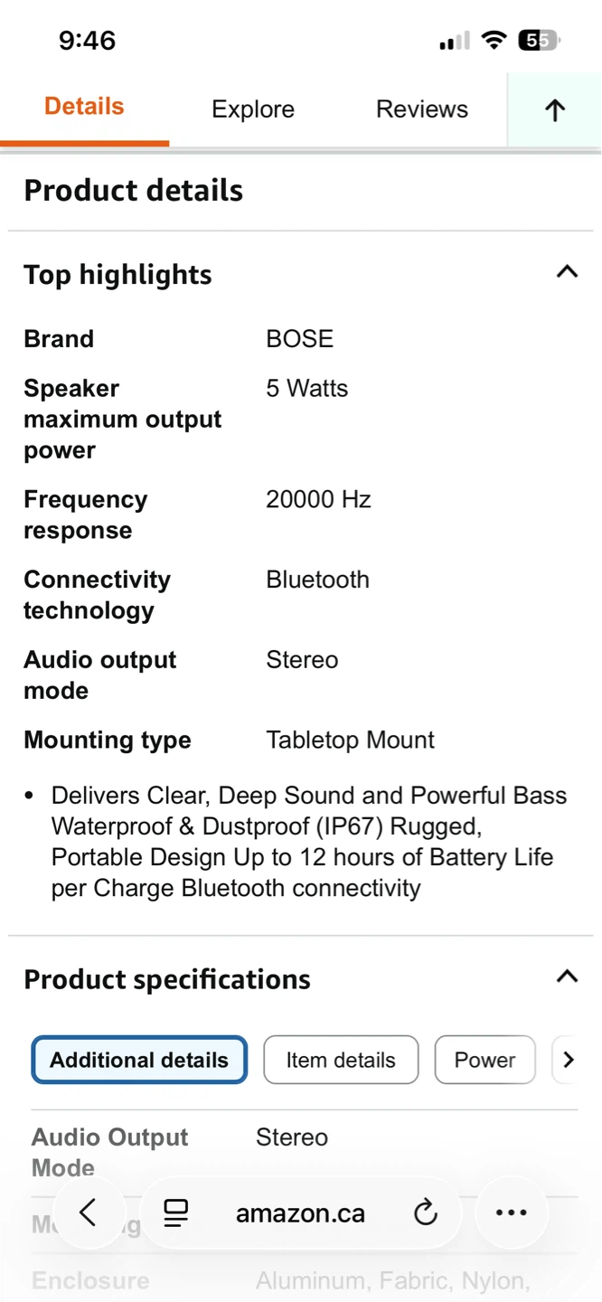Bose SoundLink Flex SE Bluetooth Speaker - Blue - photo 5