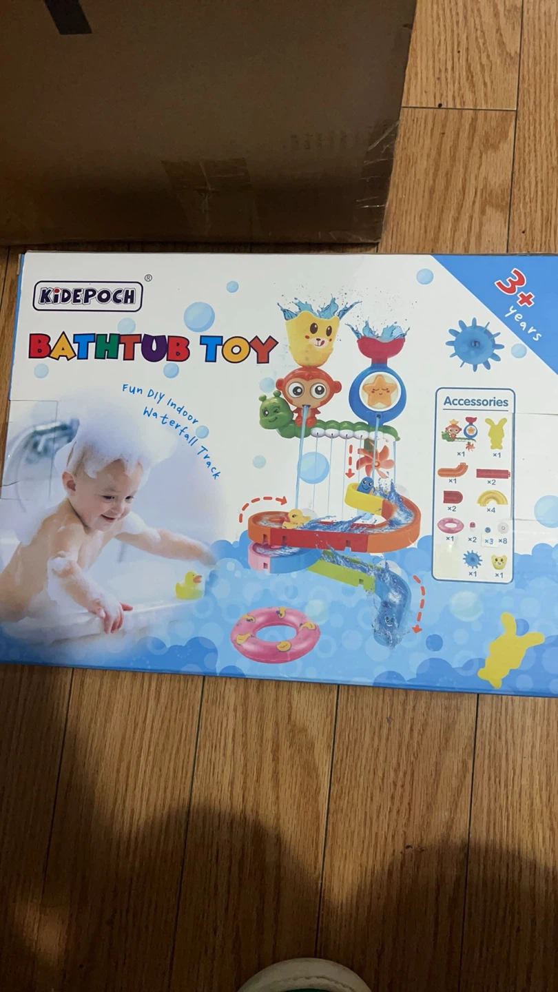 Brand New Bathtub Toy Fun DIY Indoor Waterfall Track - photo 2