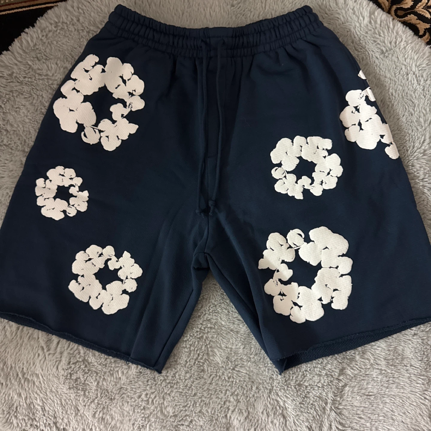 Denim tears shorts navy blue